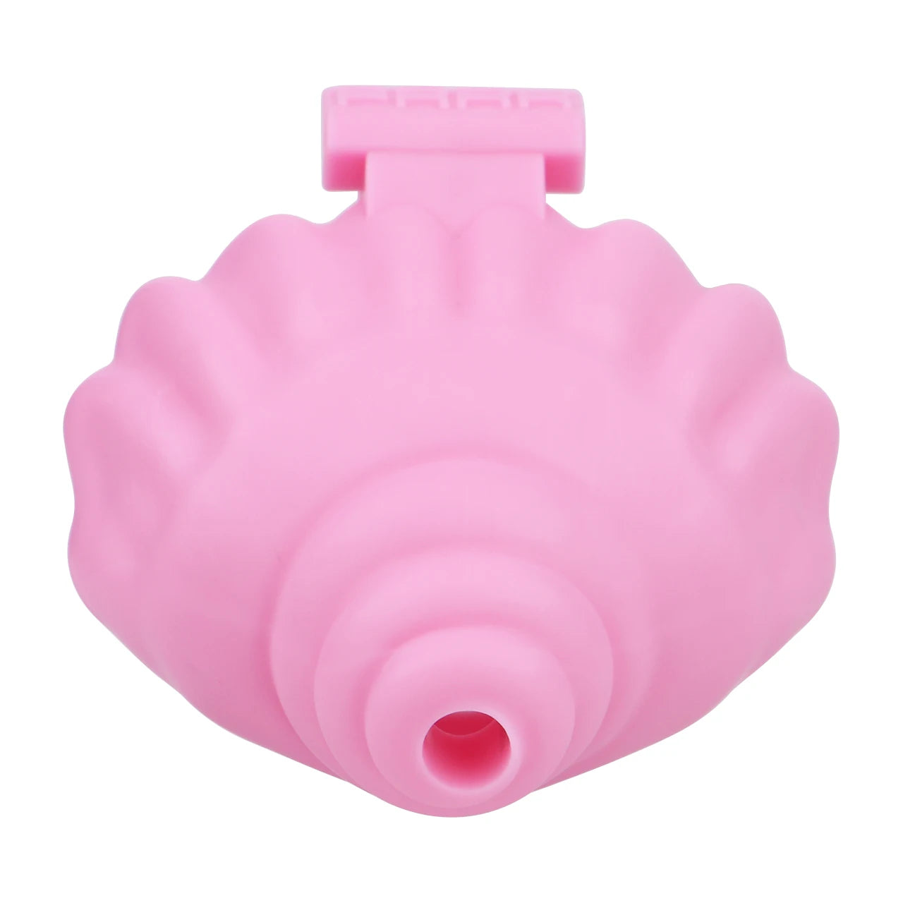 Cage de chastete coquillage en plastique rose 