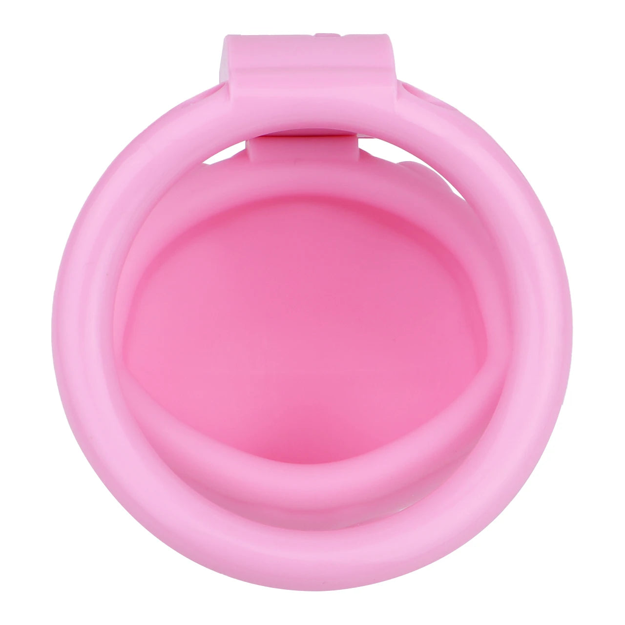 Cage de chastete coquillage en plastique rose 