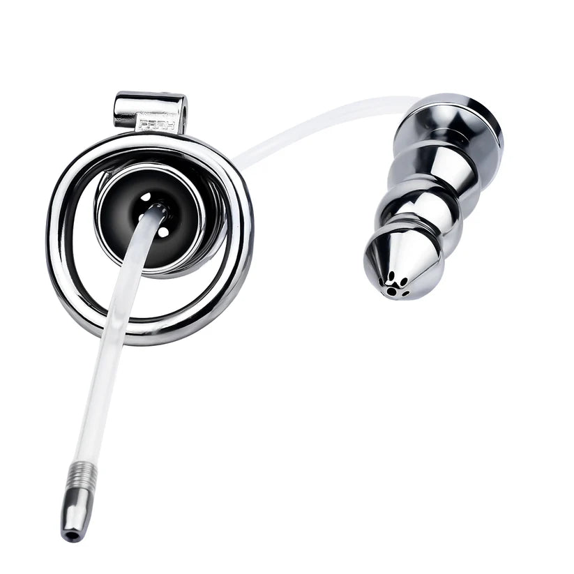 Cage de chastete inversee plug anal 6