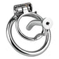 Cage de chastete ouverte avec sonde uretrale longue 