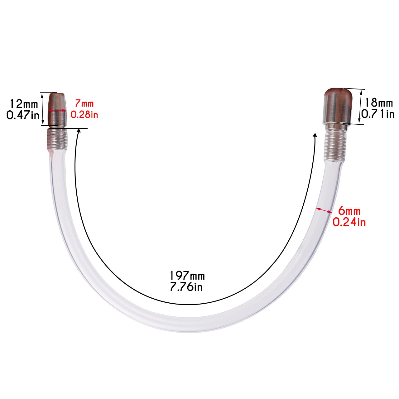 Cage de chastete penis veineux en plastique avec plug d'uretre 