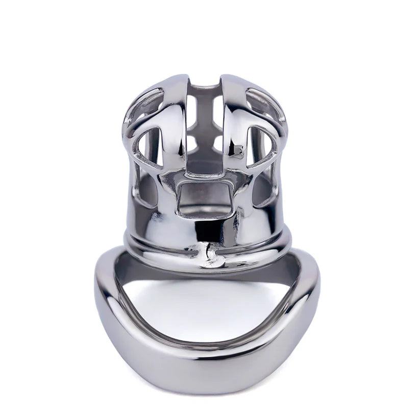 Kleine königliche Peniskäfig mit Fleur-de-Lis aus Metall