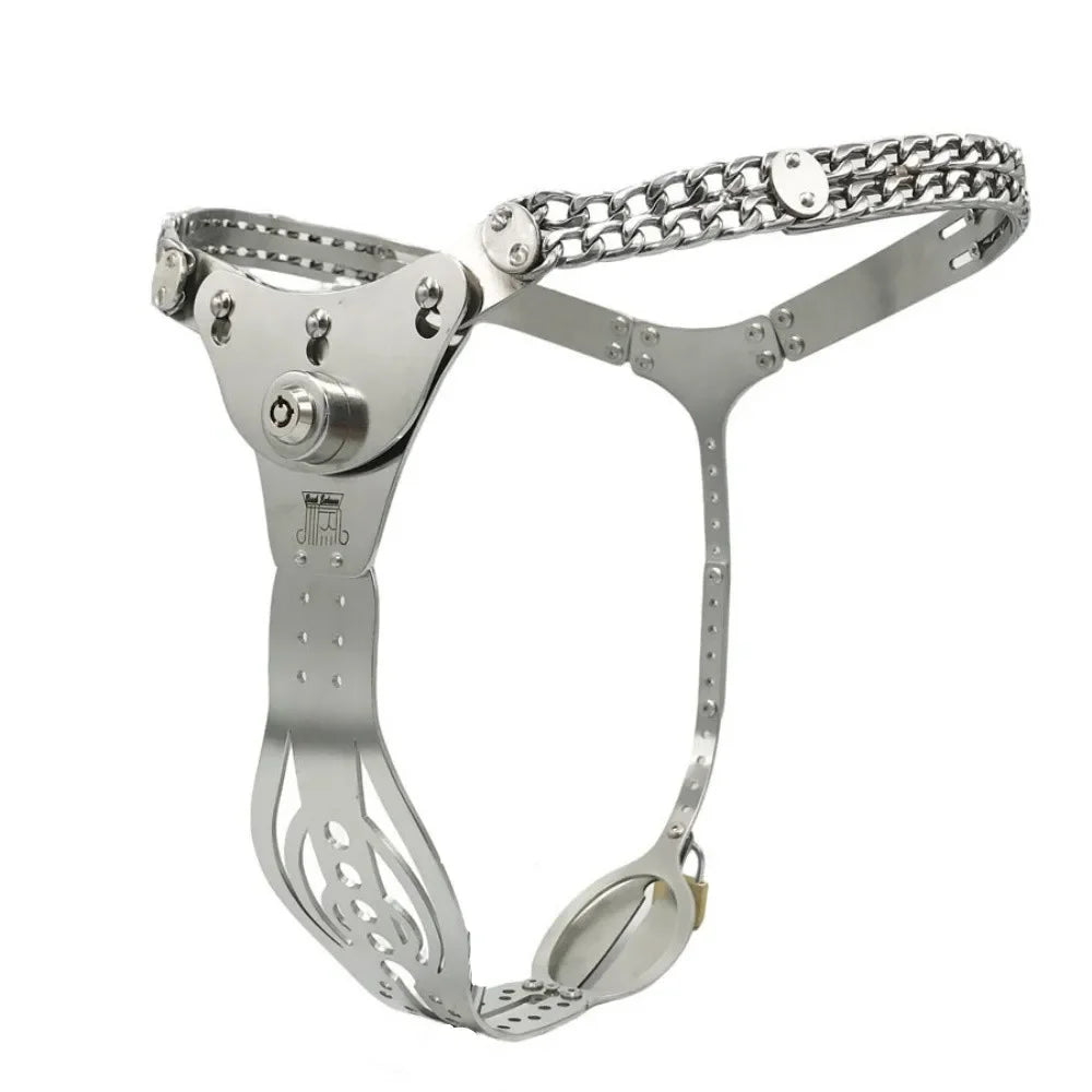 Ceinture de chastete Metal brut pour femme 