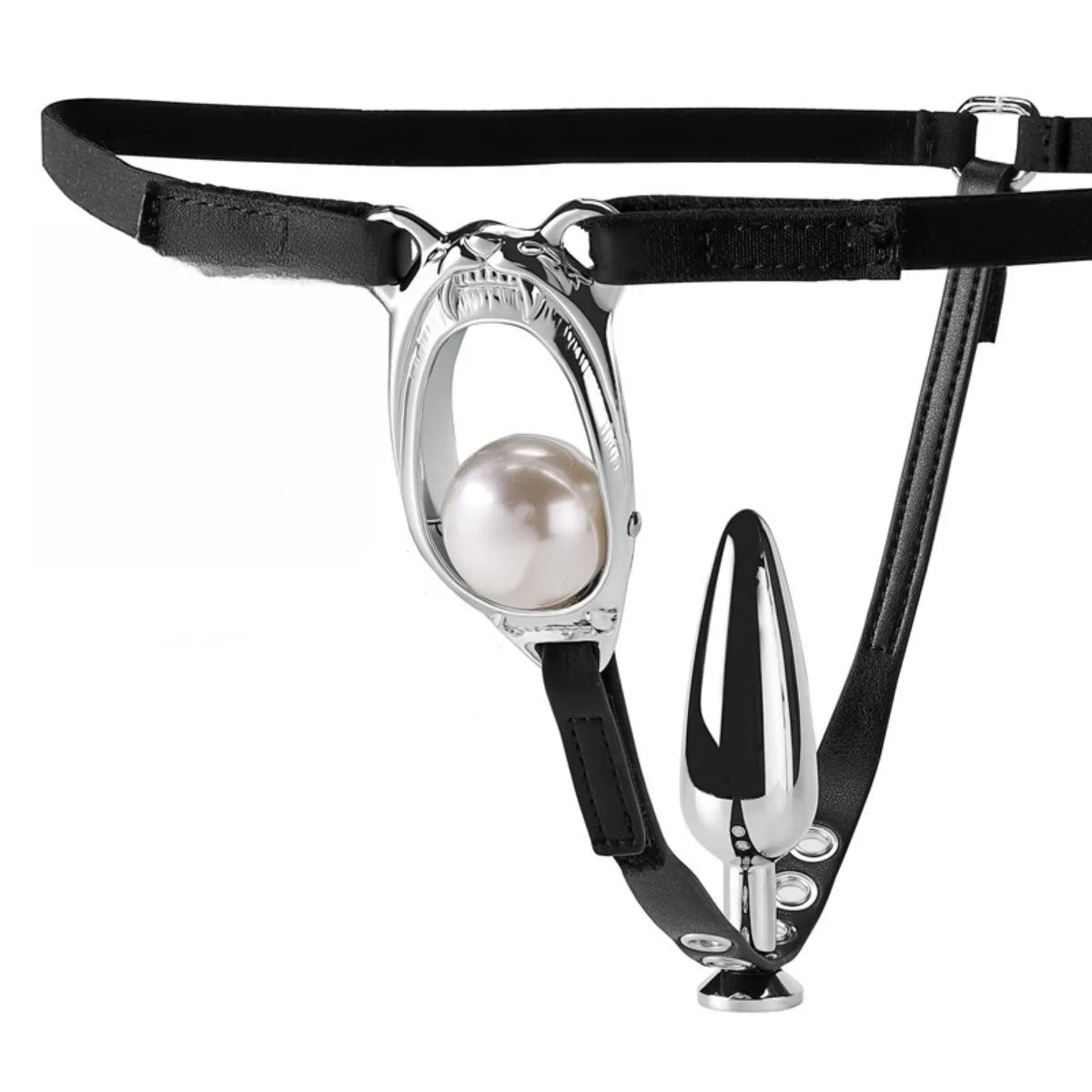 Ceinture de chastete Perle captive plug 