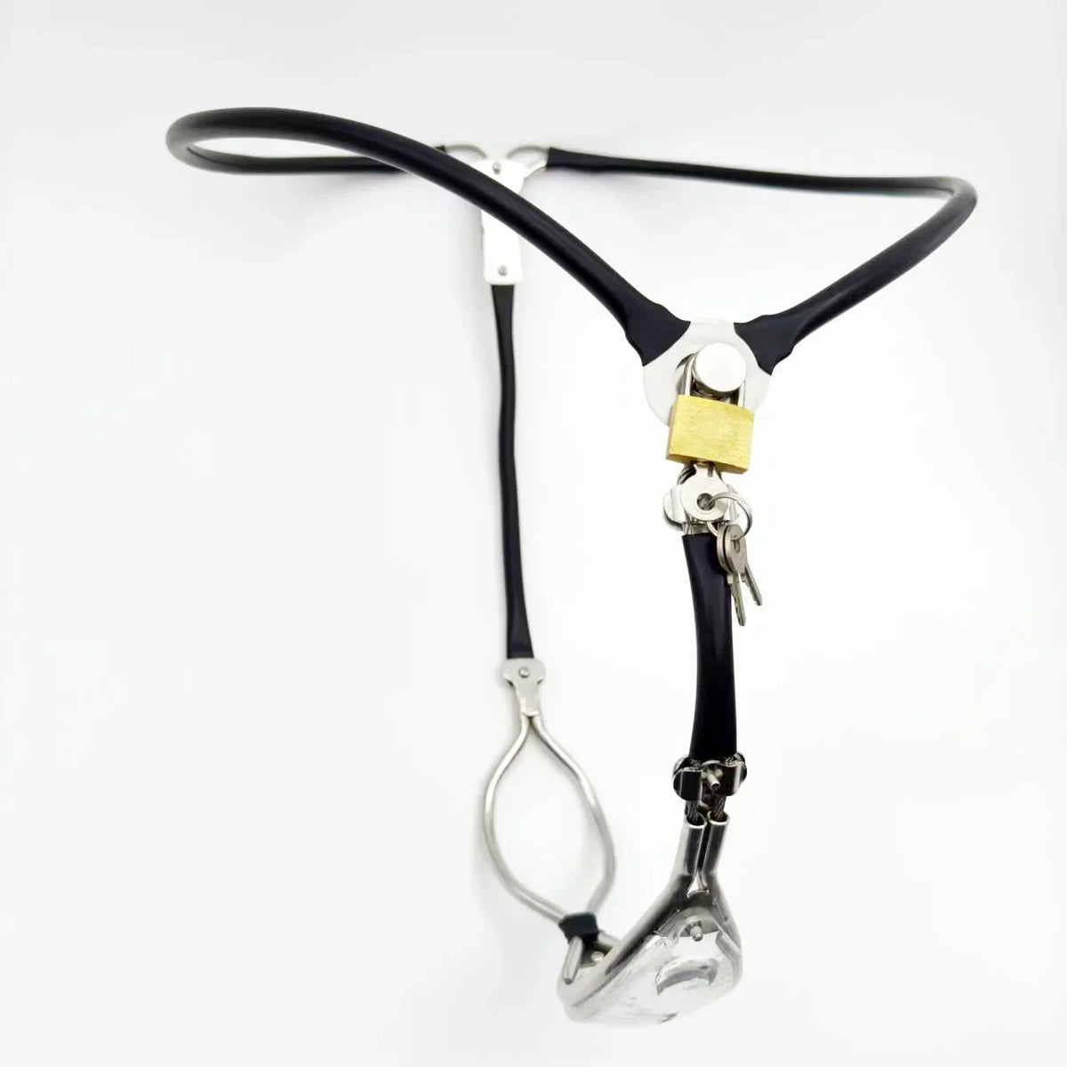 Ceinture de chastete femme minimaliste transparente 
