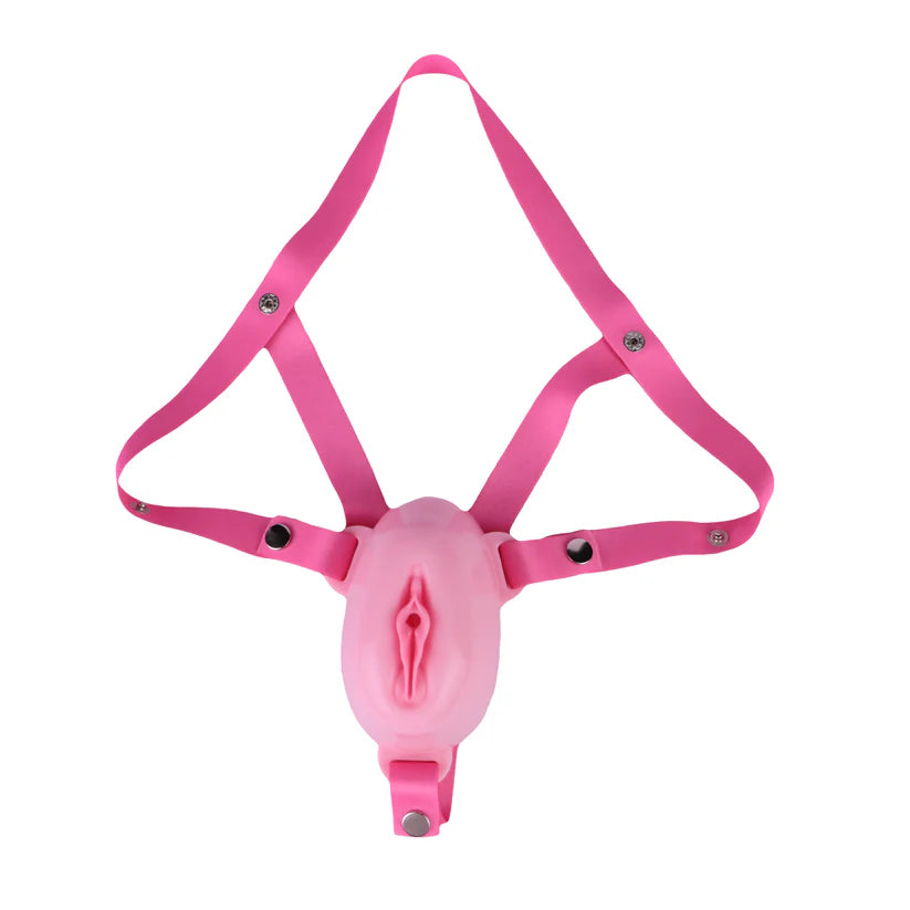 Ceinture de chastete vagin petites levres en silicone souple 