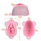 Ceinture de chasteté vagin grandes lèvres en silicone souple