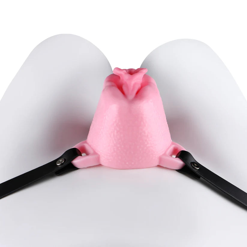 Ceinture de chasteté vagin grandes lèvres en silicone souple