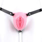 Ceinture de chasteté vagin grandes lèvres ouvertes en silicone souple