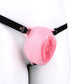Ceinture de chasteté vagin grandes lèvres ouvertes en silicone souple