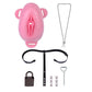 Ceinture de chastete vagin petites levres en silicone souple 