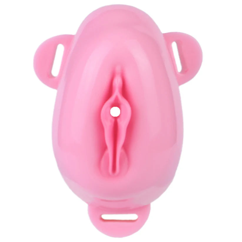 Ceinture de chastete vagin petites levres en silicone souple 