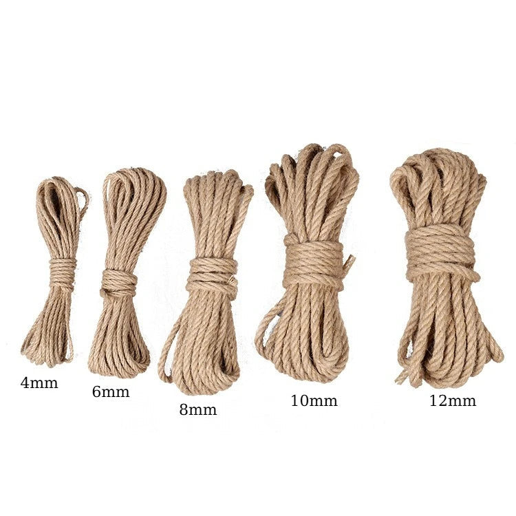 Corde shibari en jute naturel multi-diametre 