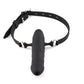 Gag Ball Pénis en silicone noir