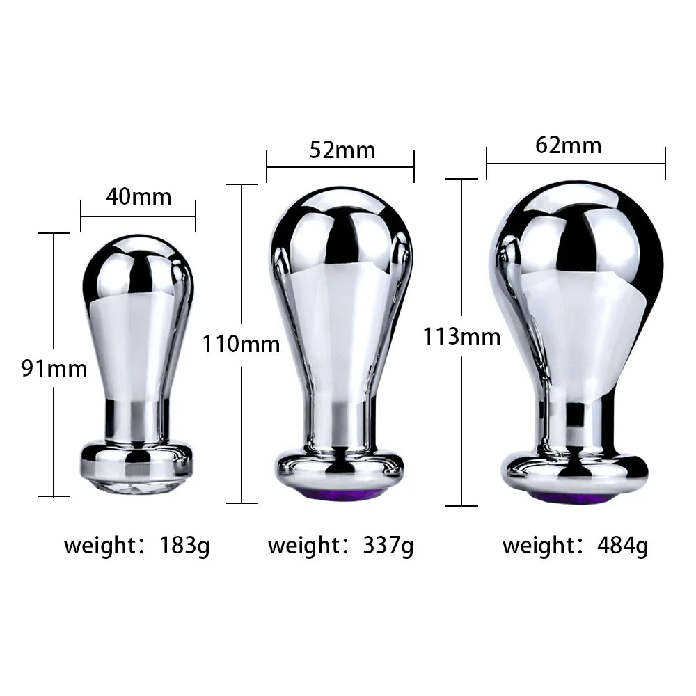 Plug Anal Ampoule en métal