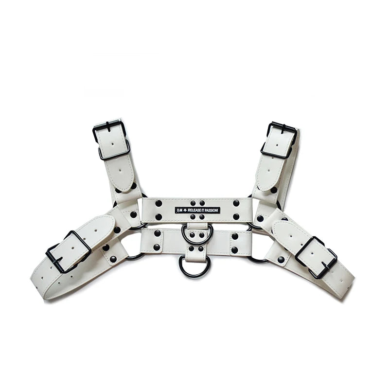Harnais BDSM Blanc et Noir