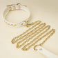 Kit BDSM Blanc Egyptien collier