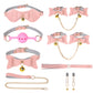 Kit BDSM à Clochettes rose gris 