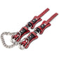 Kit BDSM Peau de Serpent Rouge menottes