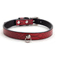 Kit BDSM Peau de Serpent Rouge collier