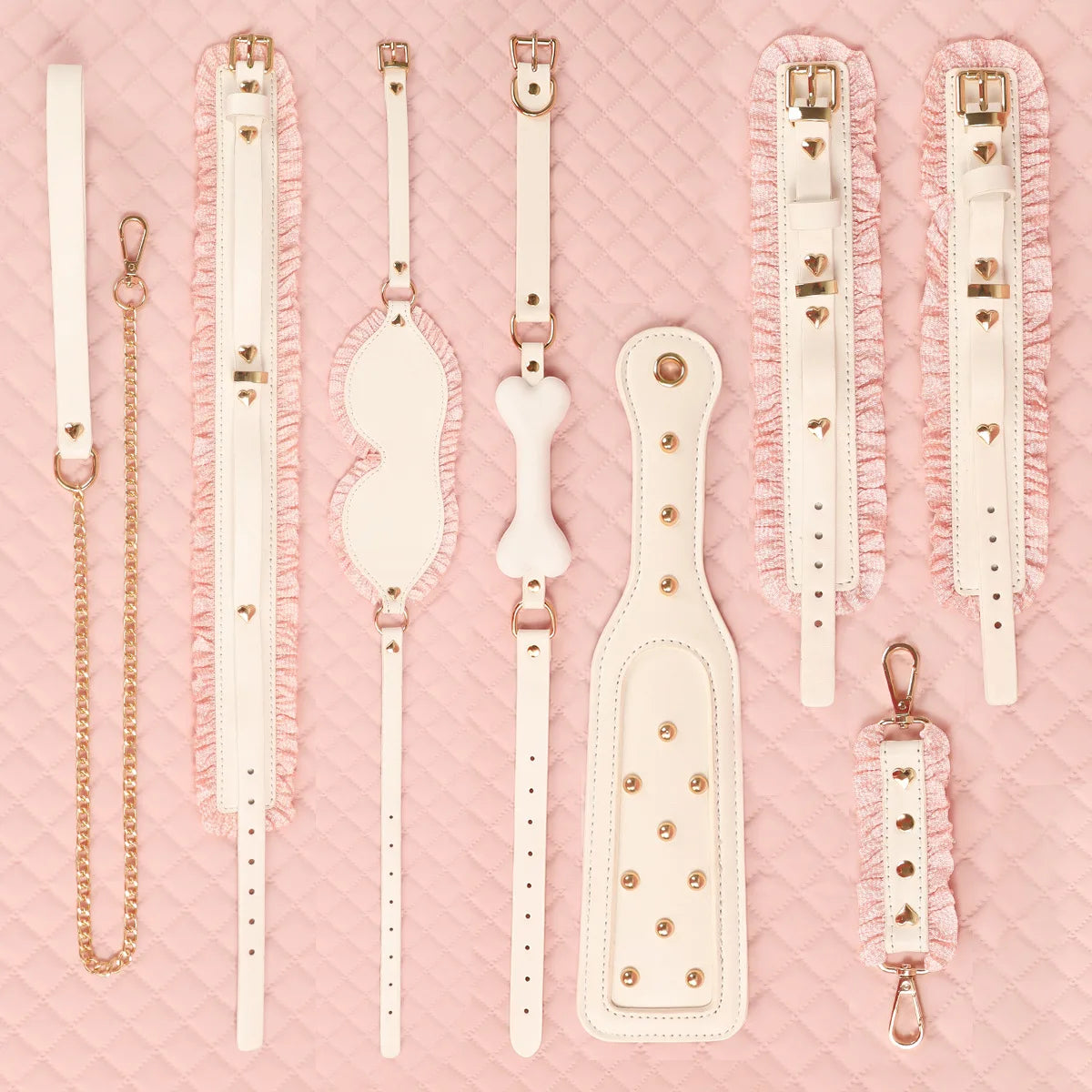 Kit BDSM Servante Rose 