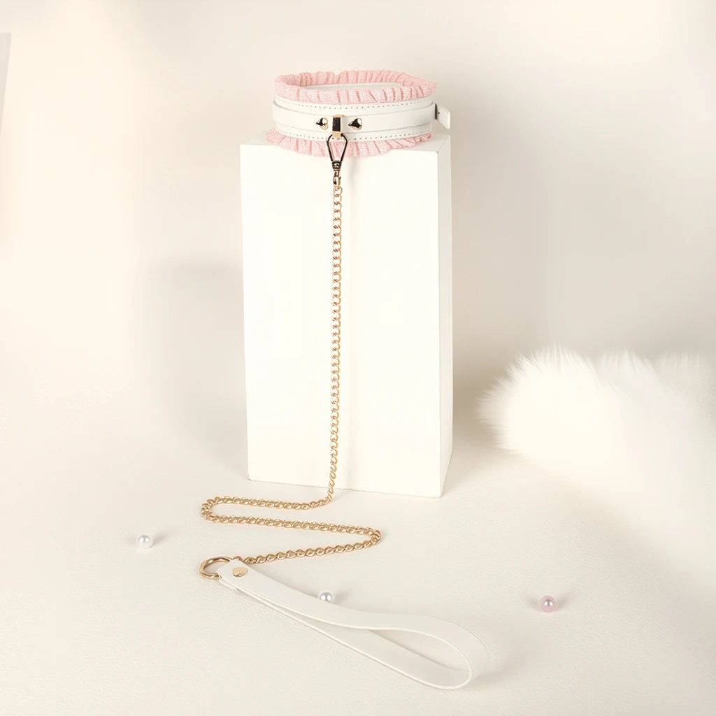 Kit BDSM Servante Rose collier