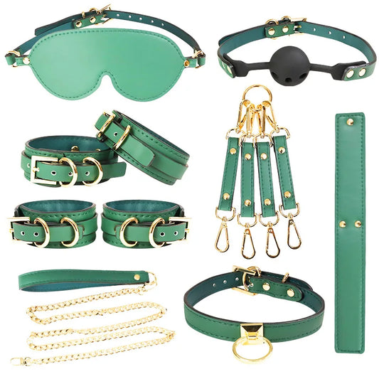 Kit BDSM Vert Emeraude 