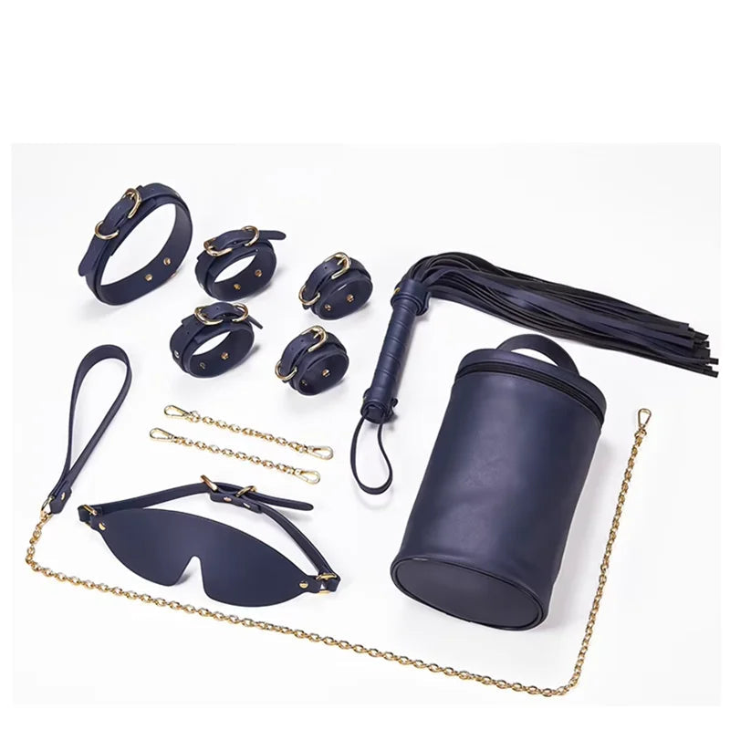Kit BDSM de Voyage bleu