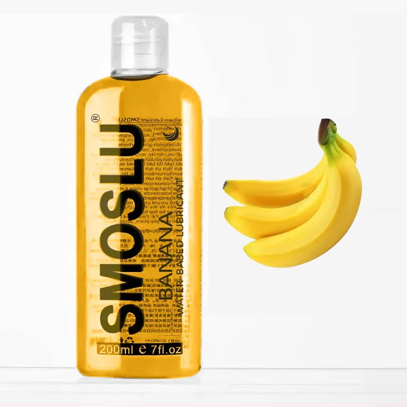 Lubrifiant Parfumé à base d'eau banane