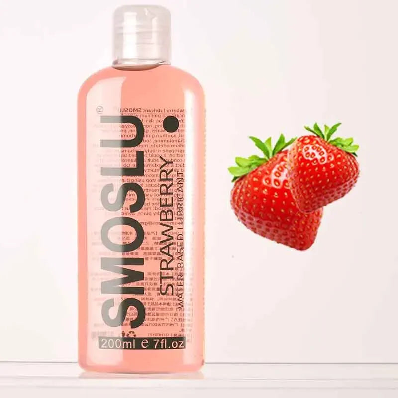 Lubrifiant Parfumé à base d'eau fraise