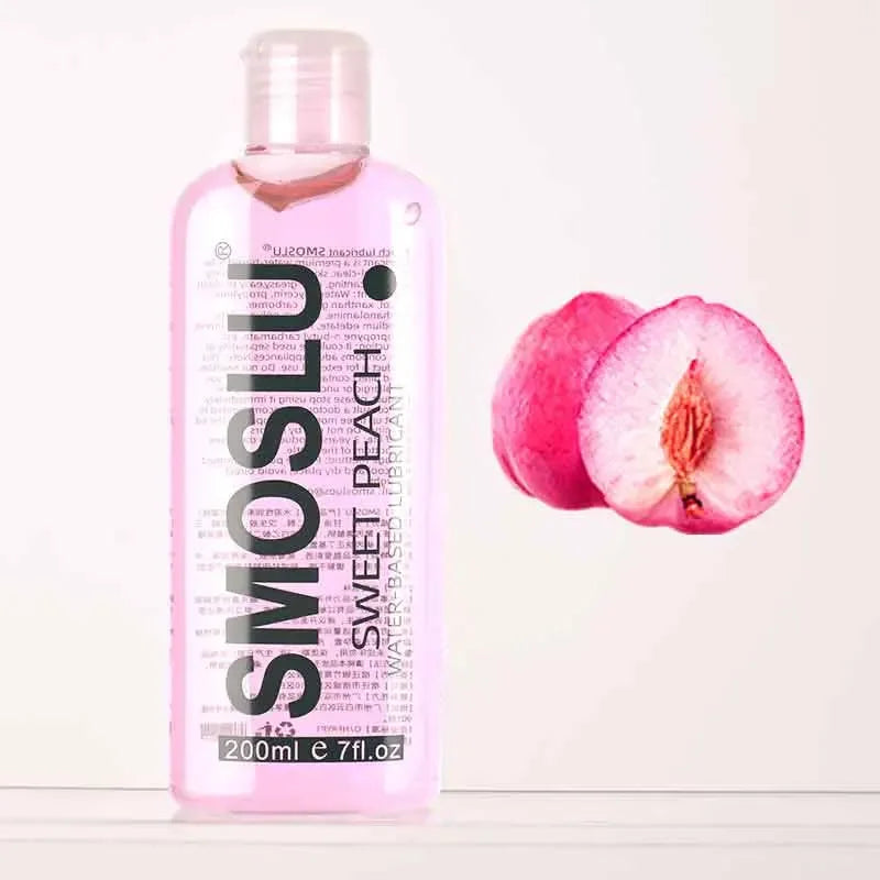Lubrifiant Parfumé à base d'eau peche