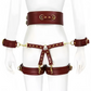 Menottes Harnais BDSM rouge