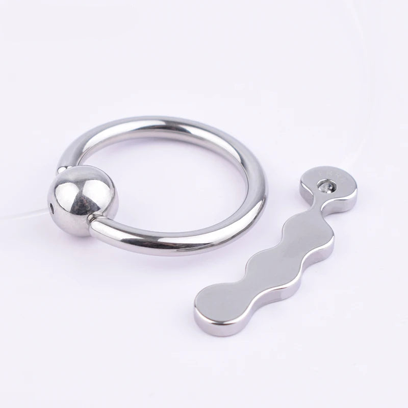 Perles de massage prostatique en metal S