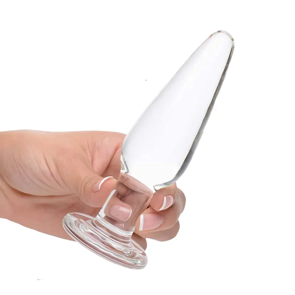 Plug Anal Allonge en verre 