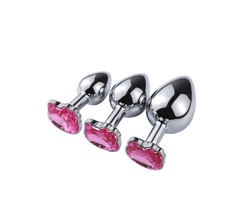 Plug Anal Diamant Chat Kawaii Rose 