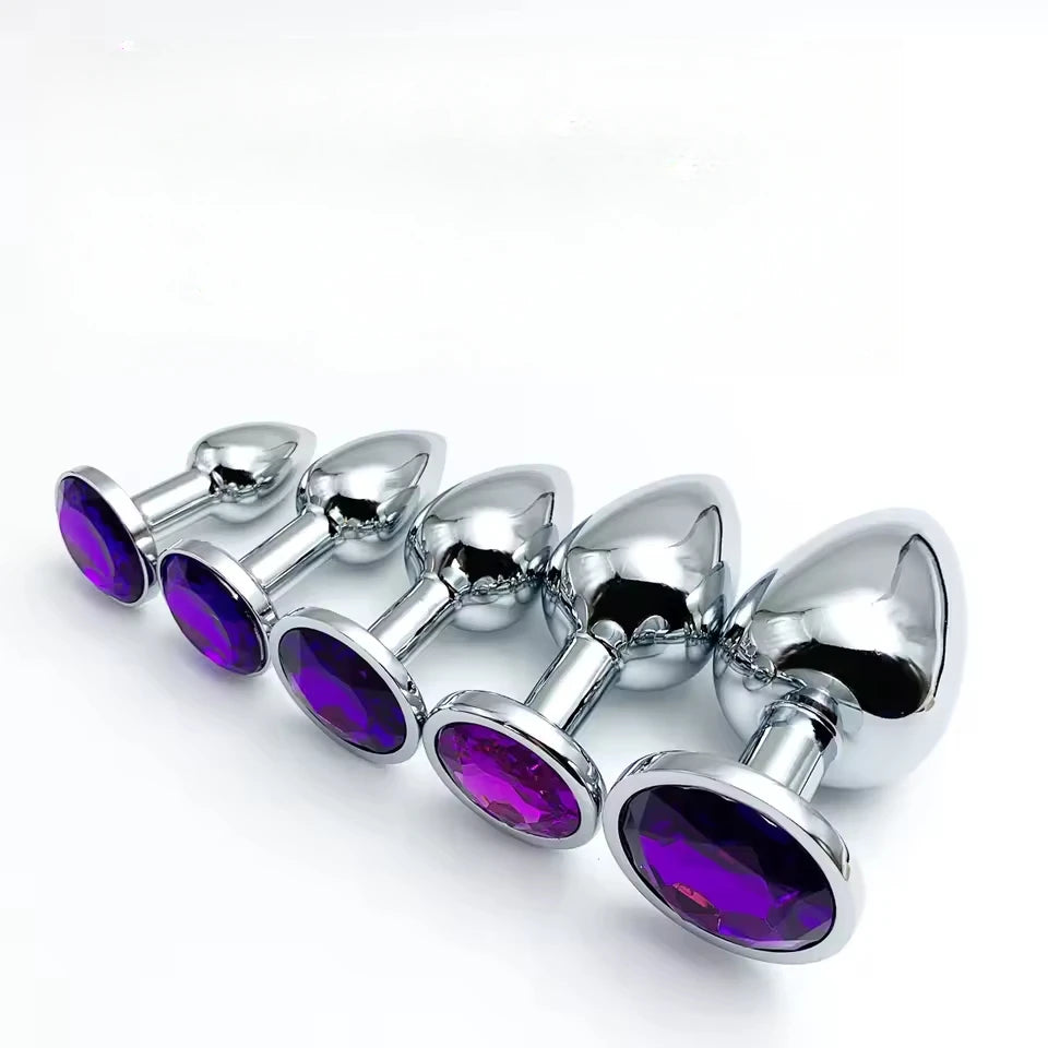Plug Anal Diamant Violet Plaisir & Chastet Plug Anal Diamant Violet Plaisir & Chastet