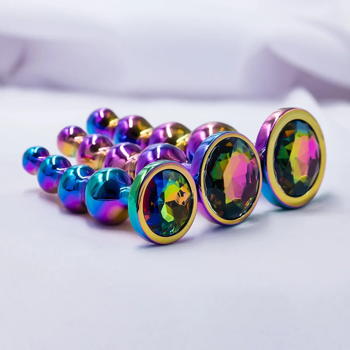 Plug Anal Perle Colore en metal 