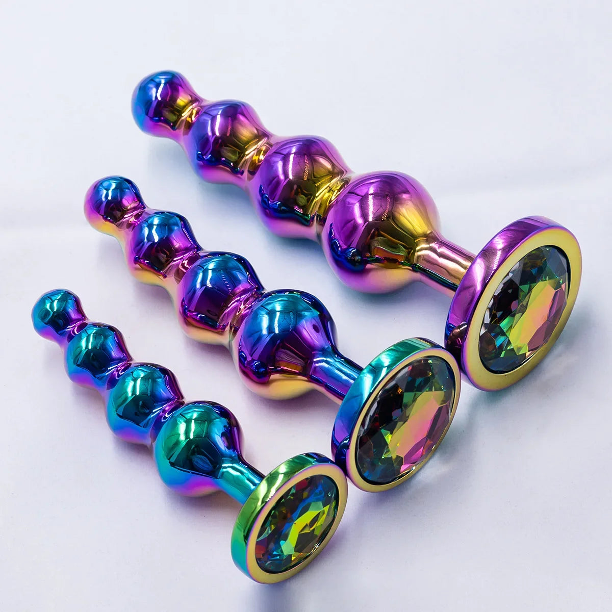 Plug Anal Perle Colore en metal 1