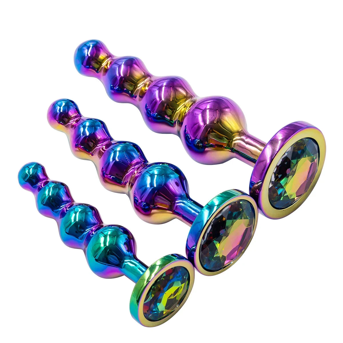 Plug Anal Perle Colore en metal 