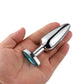 Plug Anal allonge Diamant Bleu 
