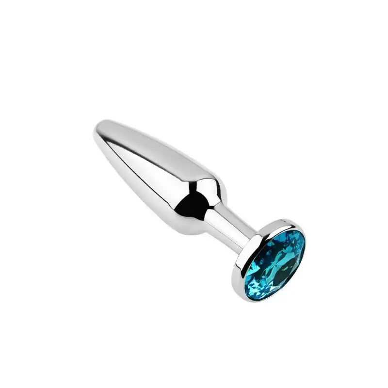 Plug Anal allonge Diamant Bleu 