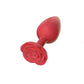 Plug Anal fleur rouge en silicone