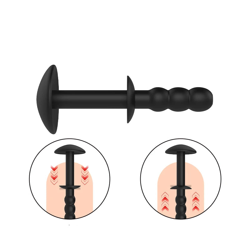 Plug d'urètre en silicone 