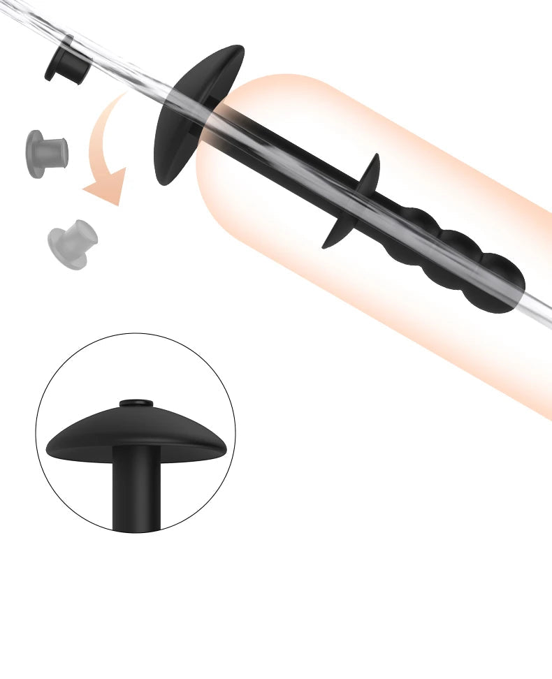 Plug d'urètre en silicone 