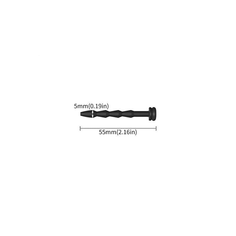 Plug uretral en silicone souple S