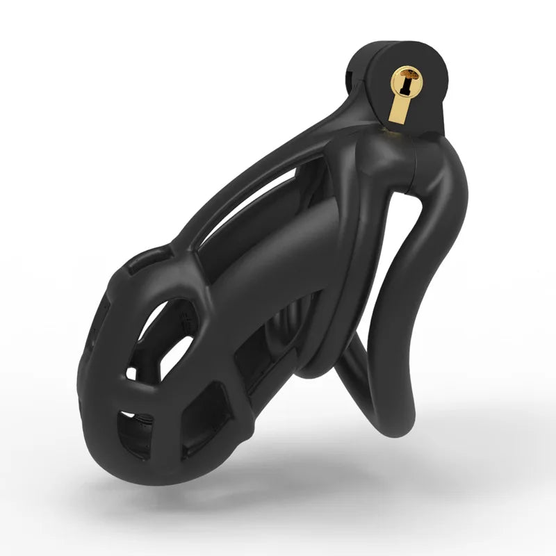 Cage de Chasteté Cobra en résine noire