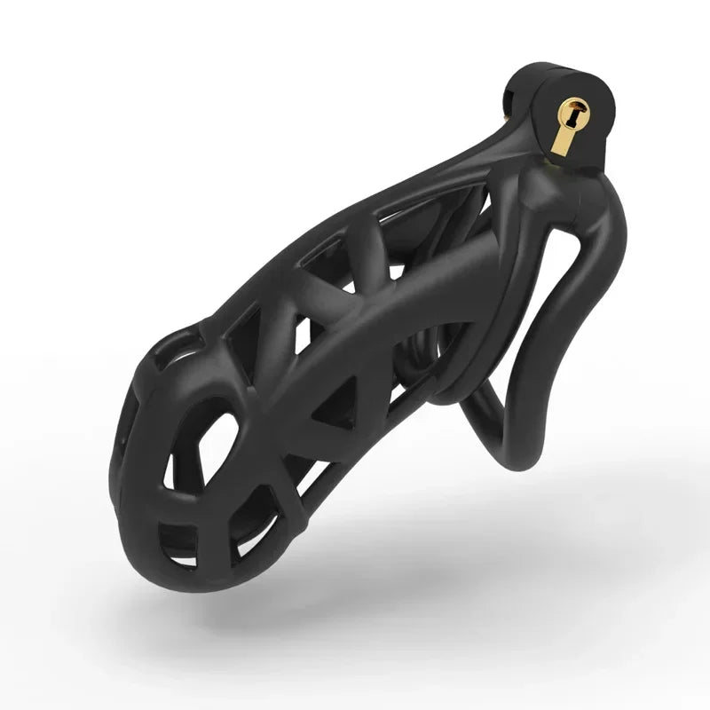 Cage de Chasteté Cobra en résine noire