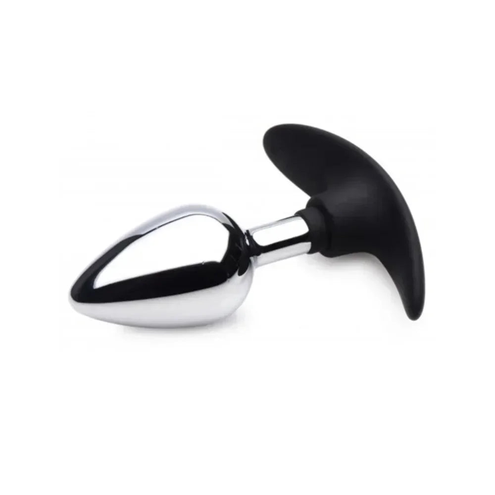 Plug Anal Hybride Métal Silicone