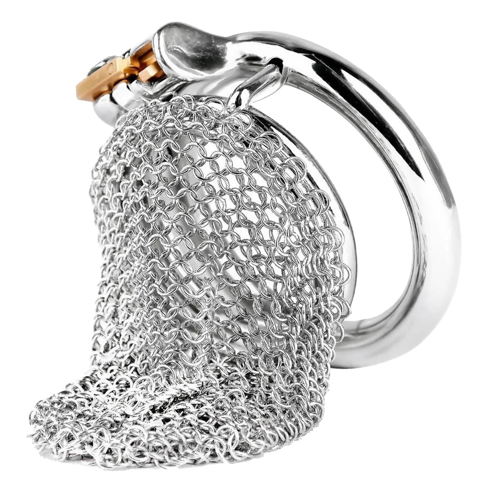 Large Metal Chastity Cage Middle Ages Inspired