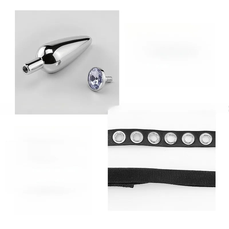 Female Chastity Belt Captive Pearl with Plug